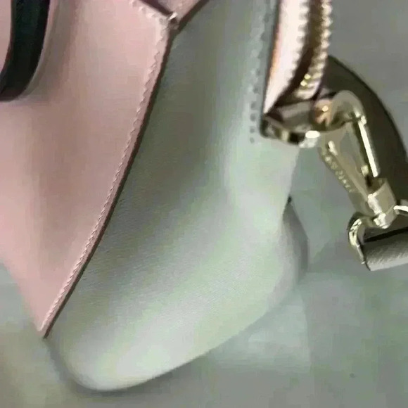 Kate Spade Rococo Pink & Grey Satchel New - Picture 8 of 9